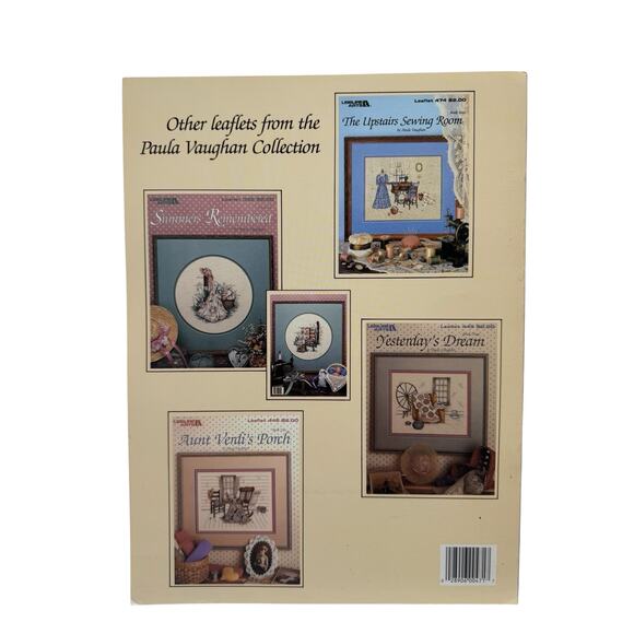 Vintage Reflections of the Past Cross Stitch Design Victorian Leisure Arts 1986 - Picture 2 of 2